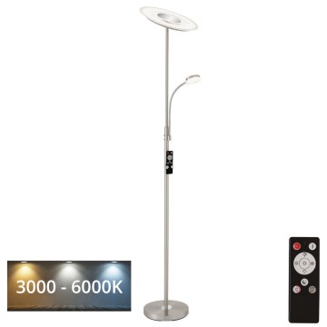 Brilo - Светодиодный торшер с регулированием яркости LED/29,5W/230V + LED/3,5W 3000-6000K + дистанционное управление