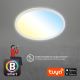 Brilo - Светодиодный потолочный светильник с регулированием яркости SLIM LED/22W/230V 2700-6500K Wi-Fi Tuya + дистанционное управление