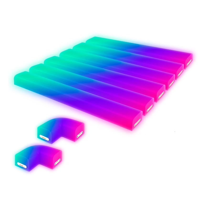 Brilo - Світлодіодна RGBIC світлова стрічка з регулюванням яскравості Smart LED/24W/230V Wi-Fi Tuya