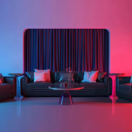 Brilo - Світлодіодна RGBW стрічка з регулюванням яскравості 6,5м LED/18W/230V Wi-Fi Tuya + пульт дистанційного керування