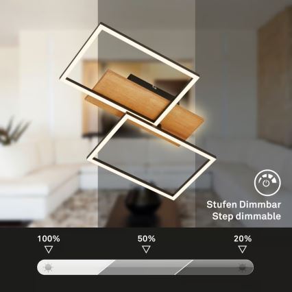 Бріло - світлодіодний стельовий світильник із регулюванням яскравості CORNICE LED/30W/230V 3000K