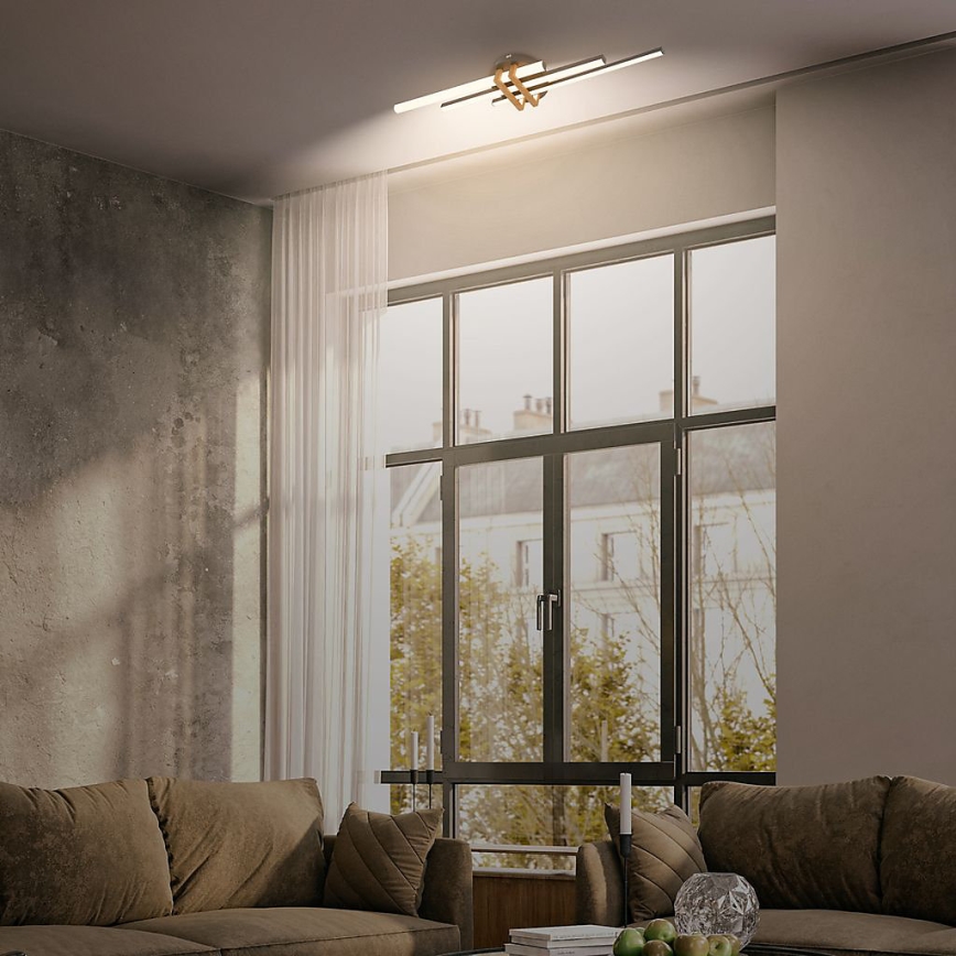 Brilo - світлодіодний стельовий світильник TINKA LED/21W/230V 3000K чорний