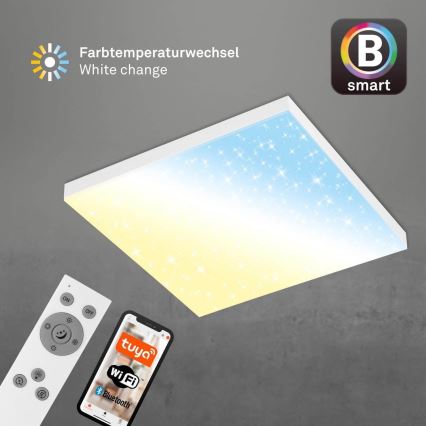 Brilo - Світлодіодний стельовий світильник з регулюванням яскравості FRAMELESS LED/24W/230V 3000-6500K Wi-Fi Tuya + пульт дистанційного керування