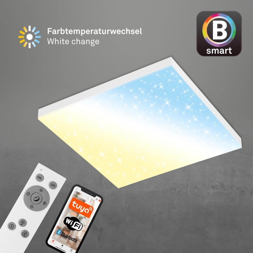 Brilo - Світлодіодний стельовий світильник з регулюванням яскравості FRAMELESS LED/24W/230V 3000-6500K Wi-Fi Tuya + пульт дистанційного керування