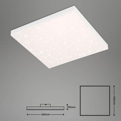 Brilo - Світлодіодний стельовий світильник з регулюванням яскравості FRAMELESS LED/24W/230V 3000-6500K Wi-Fi Tuya + пульт дистанційного керування