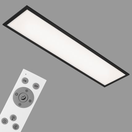 Brilo - Світлодіодний стельовий світильник з регулюванням яскравості PIATTO LED/24W/230V 3000-6500K 100x25 см + пульт дистанційного керування