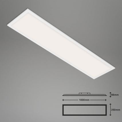 Brilo - Світлодіодний стельовий світильник з регулюванням яскравості PIATTO LED/28W/230V 3000-6500K Wi-Fi Tuya + пульт дистанційного керування