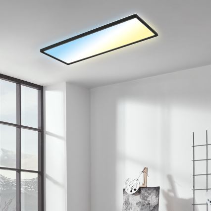 Brilo - Світлодіодний стельовий світильник з регулюванням яскравості SLIM LED/23W/230V 2700-6500K + пульт дистанційного керування