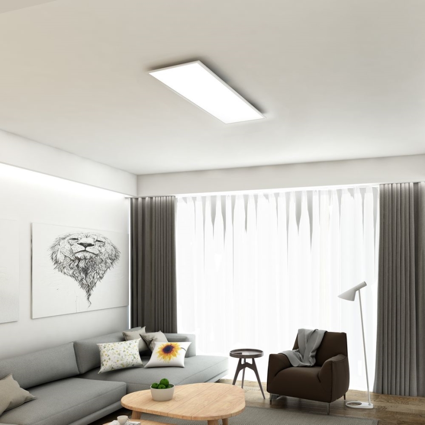 Brilo - Світлодіодний стельовий світильник з регулюванням яскравості SLIM LED/24W/230V 3000-6500K 100x25 см + пульт дистанційного керування