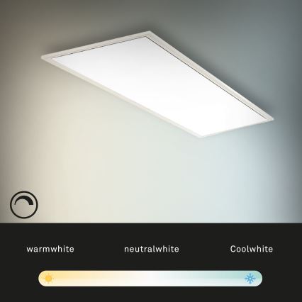 Brilo - Світлодіодний стельовий світильник з регулюванням яскравості SLIM LED/24W/230V 3000-6500K 100x25 см + пульт дистанційного керування