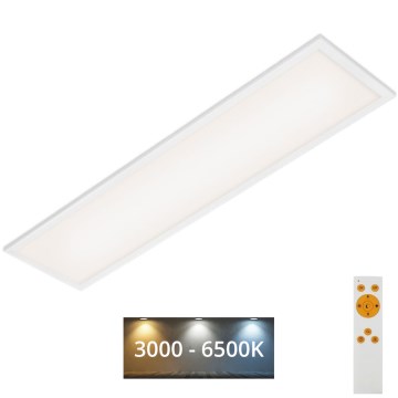 Brilo - Світлодіодний стельовий світильник з регулюванням яскравості SLIM LED/24W/230V 3000-6500K 100x25 см + пульт дистанційного керування