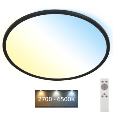 Brilo - Світлодіодний стельовий світильник з регулюванням яскравості SLIM LED/31W/230V 2700-6500K + пульт дистанційного керування