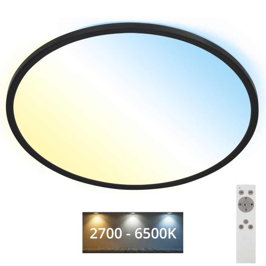 Brilo - Світлодіодний стельовий світильник з регулюванням яскравості SLIM LED/31W/230V 2700-6500K + пульт дистанційного керування
