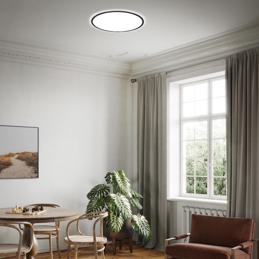 Brilo - Світлодіодний стельовий світильник з регулюванням яскравості SLIM LED/31W/230V 2700-6500K + пульт дистанційного керування