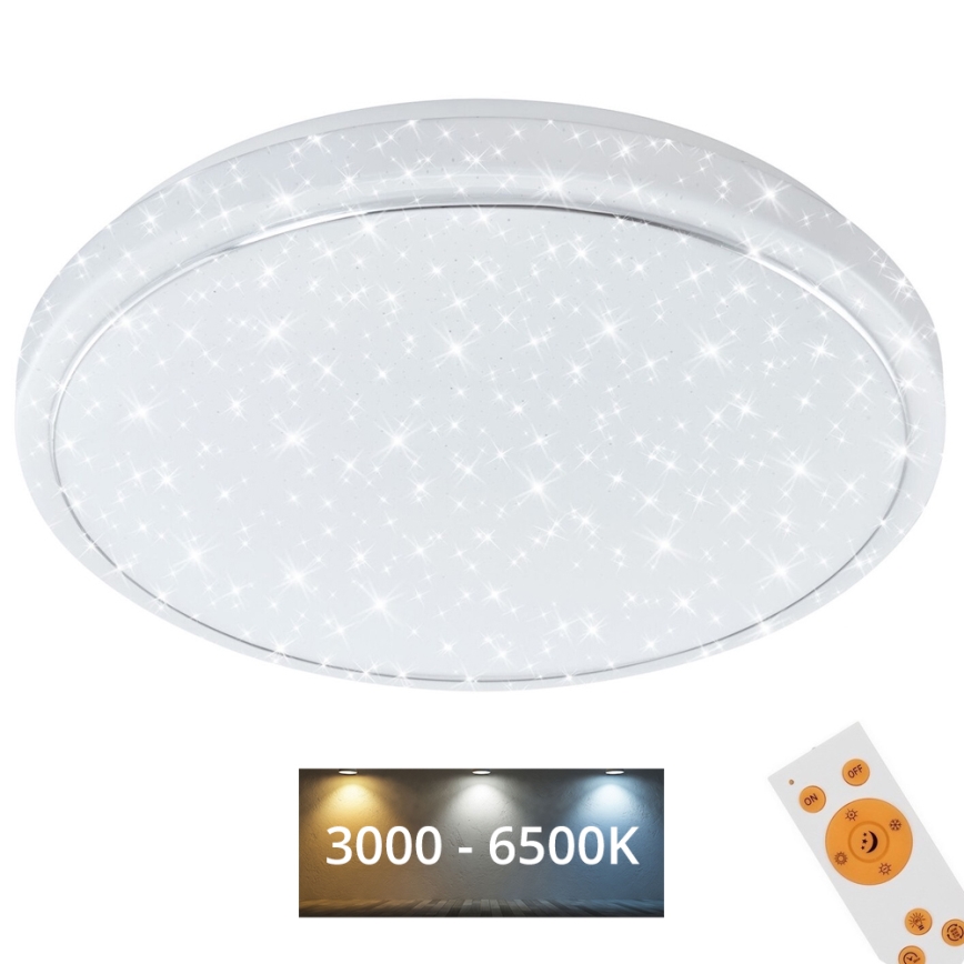 Brilo - Світлодіодний стельовий світильник з регулюванням яскравості STARRY SKY LED/18W/230V 3000-6500K + пульт дистанційного керування