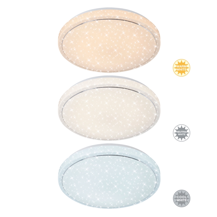 Brilo - Світлодіодний стельовий світильник з регулюванням яскравості STARRY SKY LED/18W/230V 3000-6500K + пульт дистанційного керування