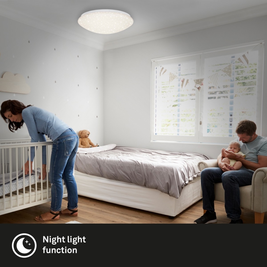 Brilo - Світлодіодний стельовий світильник з регулюванням яскравості STARRY SKY LED/22W/230V 3000-6000K + пульт дистанційного керування
