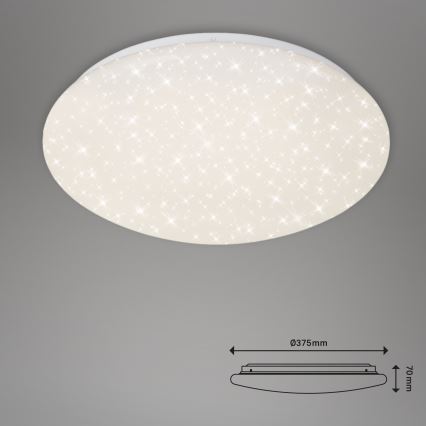 Brilo - Світлодіодний стельовий світильник з регулюванням яскравості STARRY SKY LED/22W/230V 3000-6000K + пульт дистанційного керування
