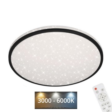Brilo - Світлодіодний стельовий світильник з регулюванням яскравості STARRY SKY LED/24W/230V 3000-6000K + пульт дистанційного керування
