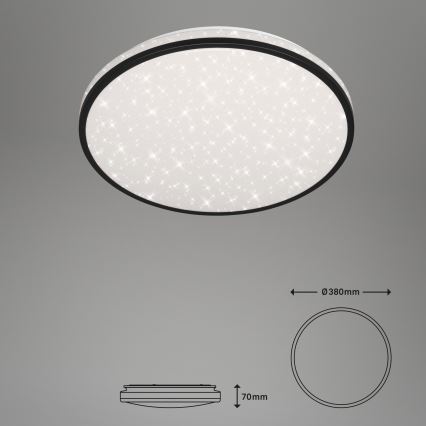Brilo - Світлодіодний стельовий світильник з регулюванням яскравості STARRY SKY LED/24W/230V 3000-6000K + пульт дистанційного керування
