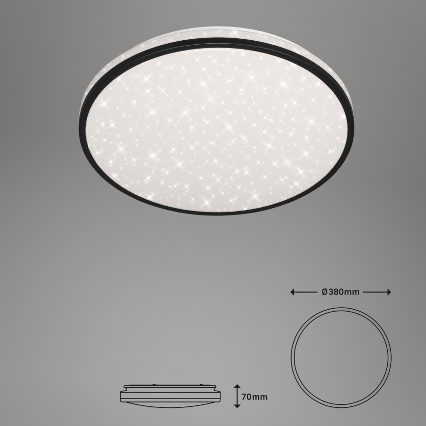 Brilo - Світлодіодний стельовий світильник з регулюванням яскравості STARRY SKY LED/24W/230V 3000-6000K + пульт дистанційного керування