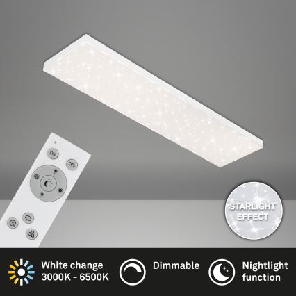 Brilo - Світлодіодний стельовий світильник з регулюванням яскравості STARRY SKY LED/24W/230V 3000-6500K + пульт дистанційного керування