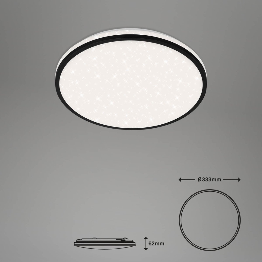 Brilo - Світлодіодний стельовий світильник з регулюванням яскравості STARRY SKY LED/24W/230V 3000-6500K Wi-Fi Tuya + пульт дистанційного керування