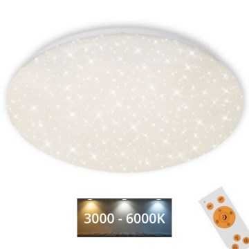 Brilo - Світлодіодний стельовий світильник з регулюванням яскравості STARRY SKY LED/40W/230V 3000-6000K + пульт дистанційного керування