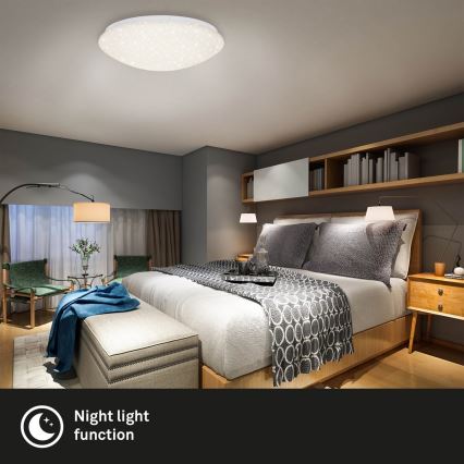 Brilo - Світлодіодний стельовий світильник з регулюванням яскравості STARRY SKY LED/40W/230V 3000-6000K + пульт дистанційного керування