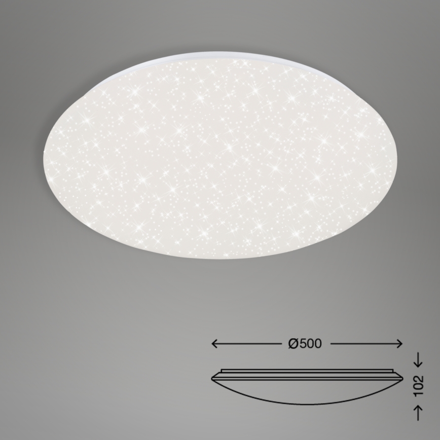 Brilo - Світлодіодний стельовий світильник з регулюванням яскравості STARRY SKY LED/40W/230V 3000-6000K + пульт дистанційного керування