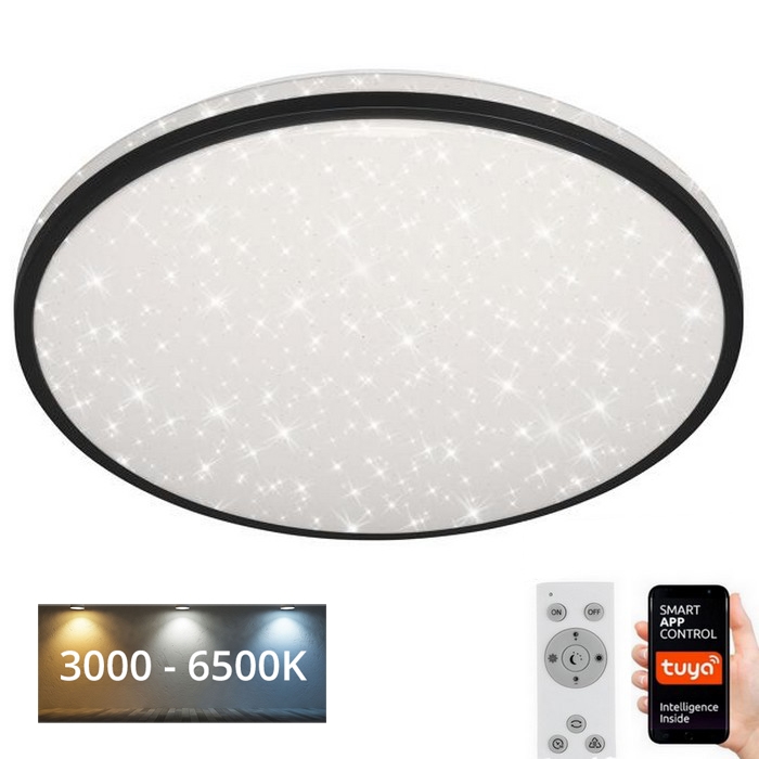 Brilo - Світлодіодний стельовий світильник з регулюванням яскравості STARRY SKY LED/42W/230V 3000-6500K Wi-Fi Tuya + пульт дистанційного керування