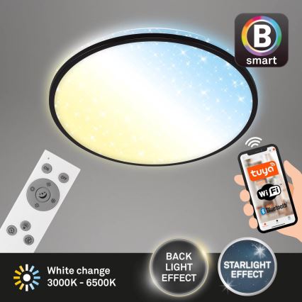 Brilo - Світлодіодний стельовий світильник з регулюванням яскравості STARRY SKY LED/42W/230V 3000-6500K Wi-Fi Tuya + пульт дистанційного керування