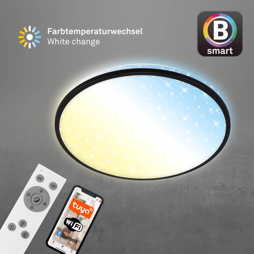 Brilo - Світлодіодний стельовий світильник з регулюванням яскравості STARRY SKY LED/42W/230V 3000-6500K Wi-Fi Tuya + пульт дистанційного керування