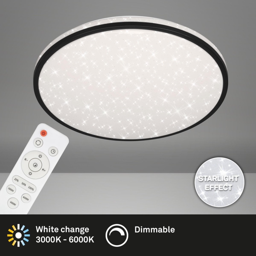 Brilo - Світлодіодний стельовий світильник з регулюванням яскравості STARRY SKY LED/48W/230V 3000-6000K + пульт дистанційного керування