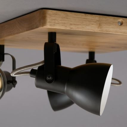 Brilo - Точечный светильник VINTAGE 4xGU10/35W/230V