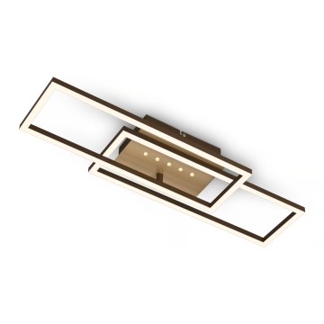 Бріло - затемнюваний світлодіодний стельовий світильник 30 Вт/230 В 3000 К коричневий