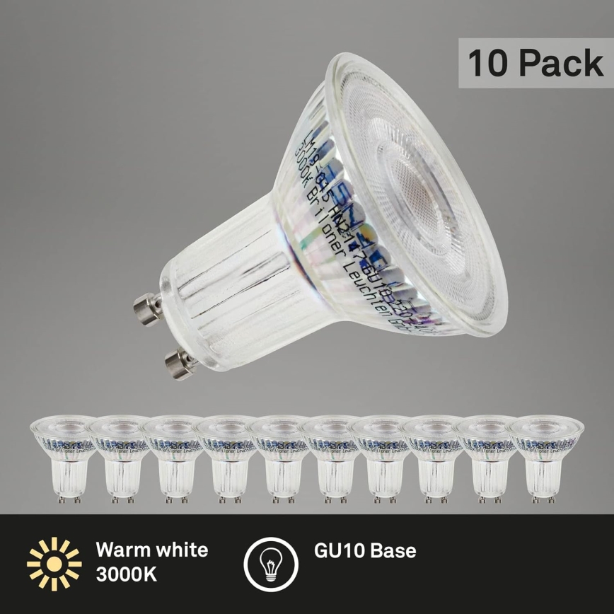 Briloner 0548-003 - НАБІР 10x Світлодіодна лампочка GU10/3,5W/230V 3000K
