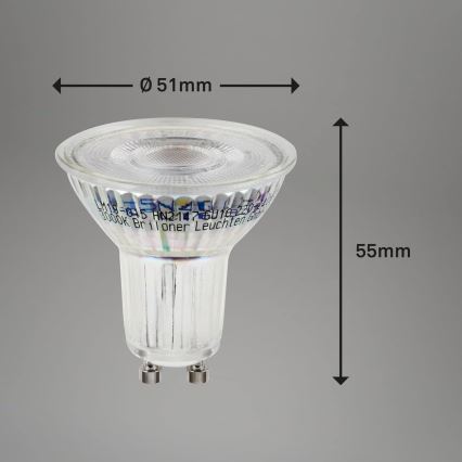 Briloner 0548-003 - НАБІР 10x Світлодіодна лампочка GU10/3,5W/230V 3000K