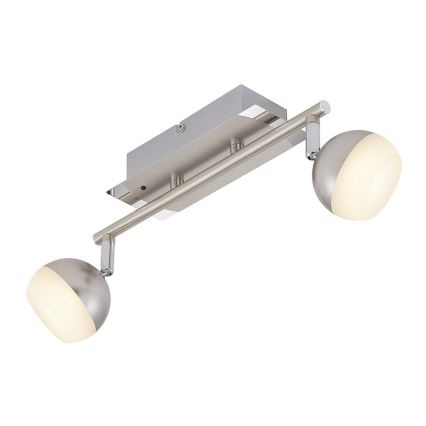 Briloner 2040-022 - LED RGB Точковий світильник з регульованою яскравістю 2xLED/3,3W/230V + ПУ