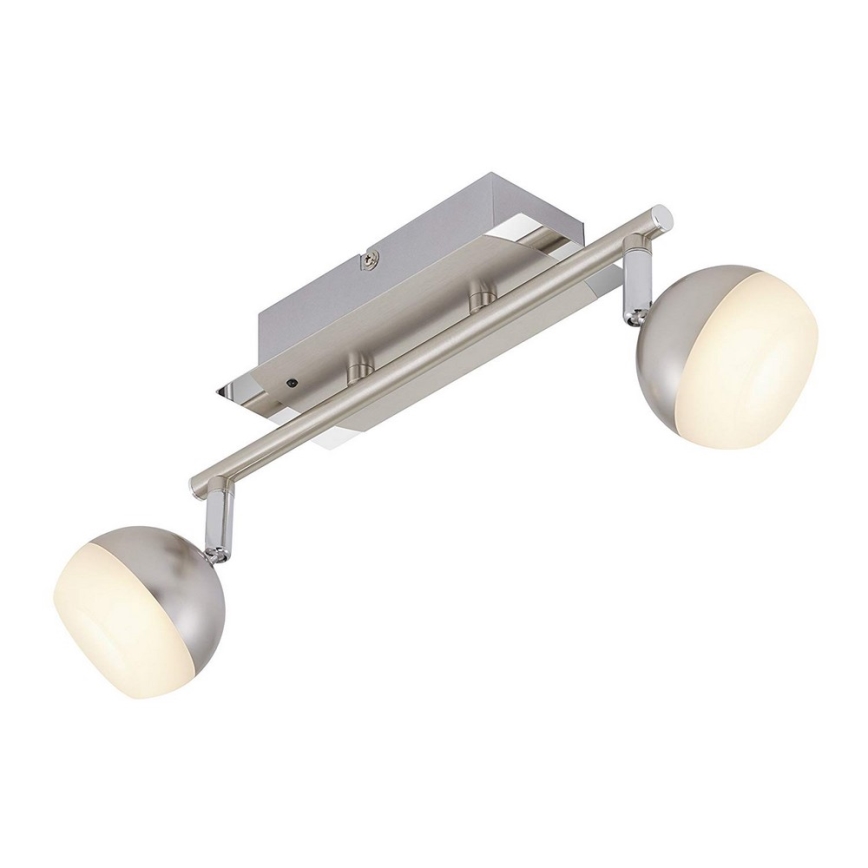 Briloner 2040-022 - LED RGB Точковий світильник з регульованою яскравістю 2xLED/3,3W/230V + ПУ