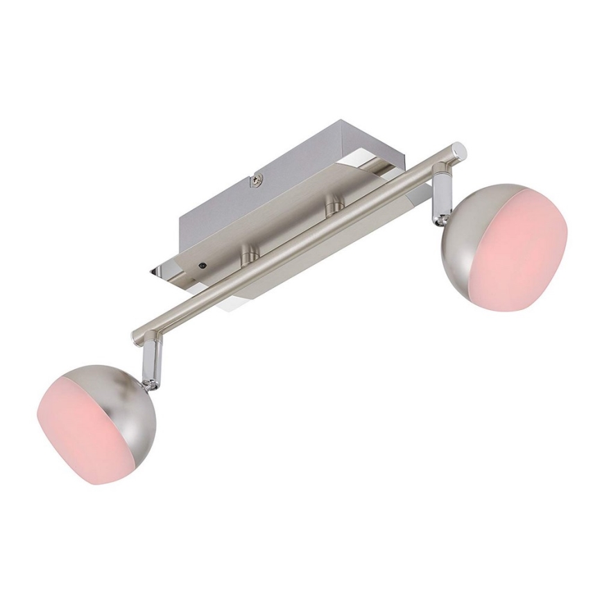 Briloner 2040-022 - LED RGB Точковий світильник з регульованою яскравістю 2xLED/3,3W/230V + ПУ