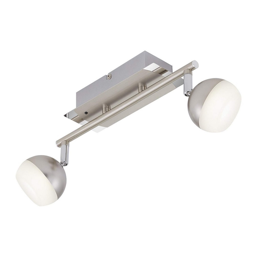 Briloner 2040-022 - LED RGB Точковий світильник з регульованою яскравістю 2xLED/3,3W/230V + ПУ
