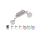 Briloner 2040-022 - Світильник точковий LED RGB з регулюванням яскравості 2xLED/3,3W/230V + дистанційне керування