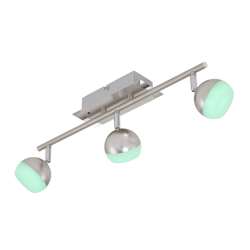 Briloner 2040-032 - LED RGB Точковий світильник з регульованою яскравістю 3xLED/3,3W/230V + ПУ
