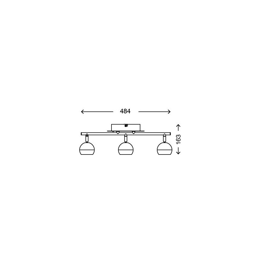 Briloner 2040-032 - LED RGB Точковий світильник з регульованою яскравістю 3xLED/3,3W/230V + ПУ
