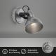Briloner 2049-014 - Настенный точечный светильник RETRO 1xE14/40W/230V серый
