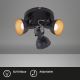 Briloner 2049-035R - Точечный светильник SOFT 3xE14/40W/230V черный