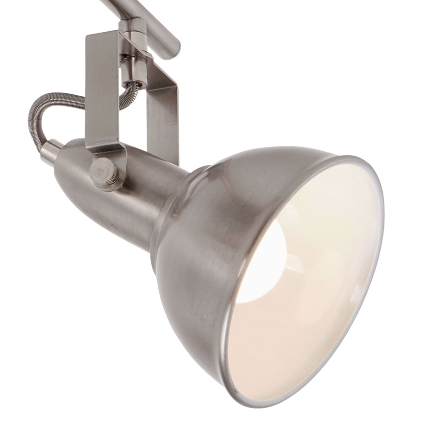 Briloner 2049-042 - Точечный светильник 4xE14/40W/230V, серебристый