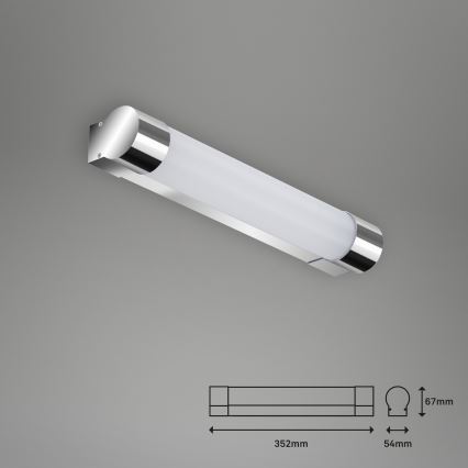 Briloner 2051-018 - Світильник для ванної кімнати з LED підсвіткою дзеркала LED/8W/230V IP44