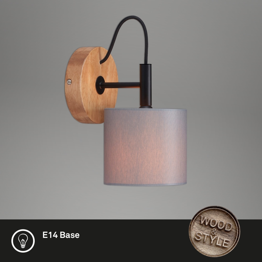 Briloner 2075-014 - Настенный светильник RHON 1xE14/25W/230V